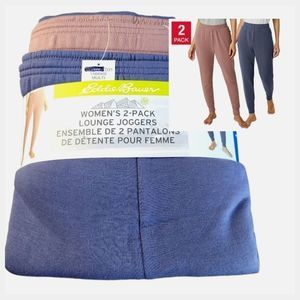 Eddie Bauer NEW 2 Pack Soft Brushed Terry Joggers